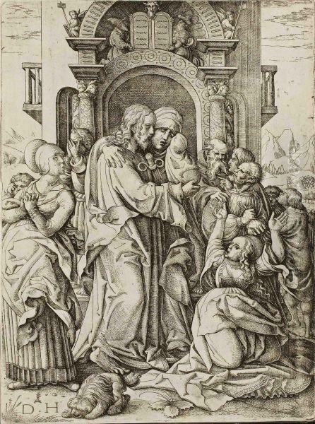 Mary Taking Leave Of Christ - view 1