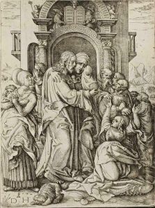 Mary Taking Leave Of Christ