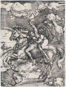 The Abduction Of Proserpine by Hieronymus Hopfer