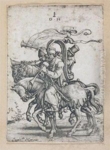 Horsemen Parading by Daniel Hopfner