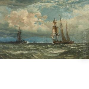 Shipping On Lake Michigan by Robert B. Hopkin