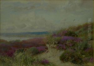 The Foreshore At Studland With A Corner Of Littlesea by Arthur Hopkins