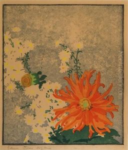 ''asters And Dahlias'' by Edna Boies Hopkins