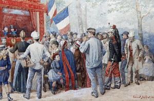 A French Puppet Show by Everard Hopkins