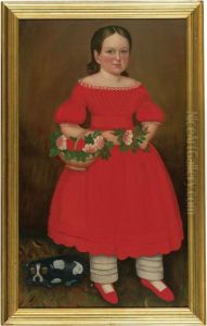 Portrait Of Virginia Ada Wright by Milton William Hopkins