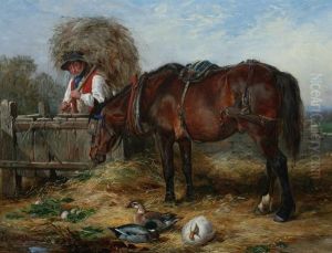 In The Strawyard by William H. Hopkins