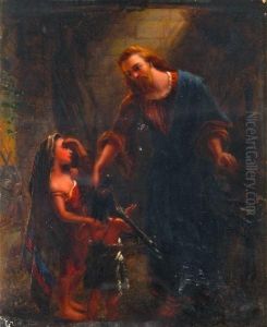 "cristo Y La Samaritana" by Edward William John Hopley