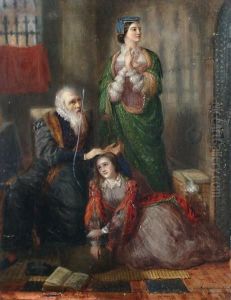 St. Bernard Palissy In The Bastille, With Pious Companions