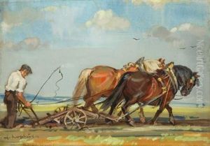 Ploughing by Frantisek Hoplicek