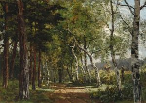 Forest Track Nearubbergen by Ferdinand Bernhard Hoppe