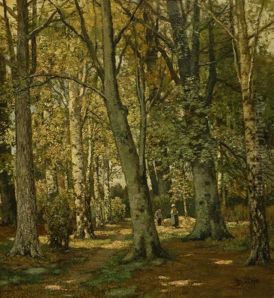 Women On A Forrest Path - view 1