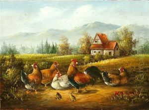 Huhnerhof by H.W. Hoppe