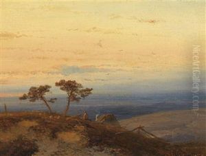 Dusk Over Anopen A Landscape
