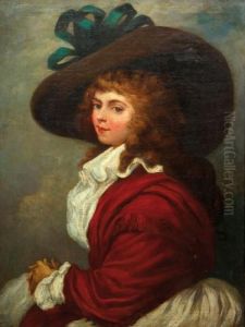 Portrait De Jeune Femme by John Hoppner