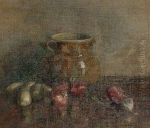 Still Life With Onions And Garlic