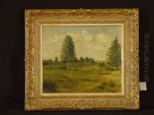 Moorlandschaft Mit Birken by Franz Horadam