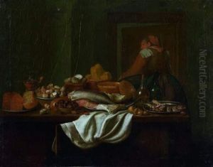 Interieur De Cuisine by Peter Jacob Horemans