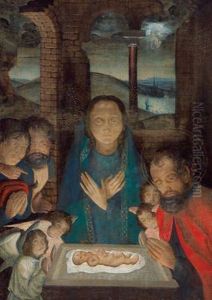 L""""adorazione Dei Pastori by Gerard Horenbout