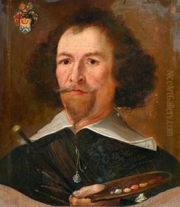 Self Portrait Of The Painter With Palette.