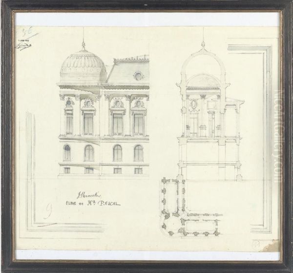 Design For The Corner Of A Palace - view 1
