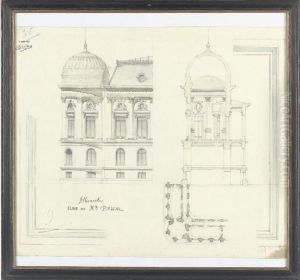 Design For The Corner Of A Palace by Joseph Hornecker