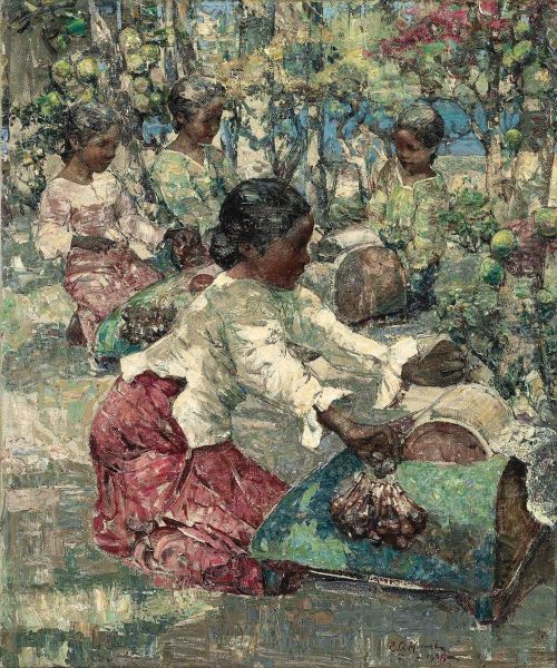 Burmese Lace Makers - view 1