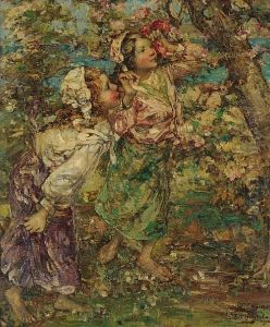 Blossom Time by Edward Atkinson Hornel