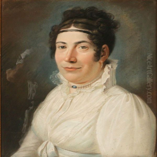 A Pair Ofportraits Of A Danish Married Couple - view 1