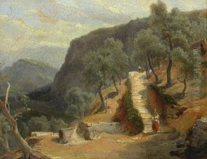 Italienische Landschaft by Joseph Hornung