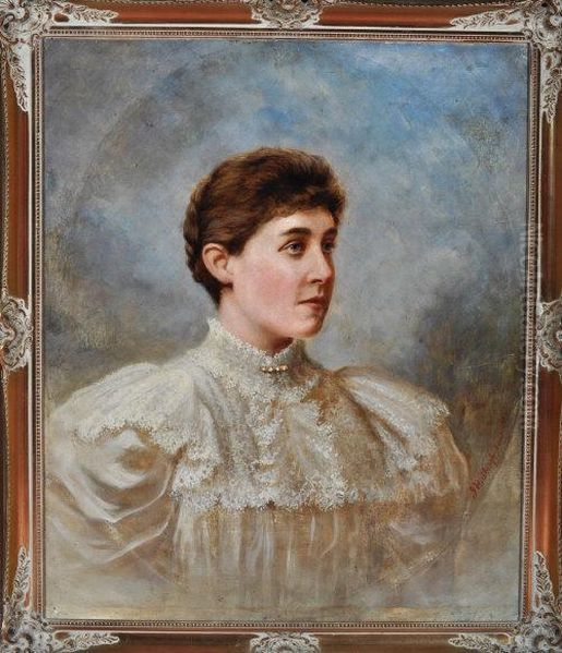 A Bust Portrait Of A Young Woman - view 1