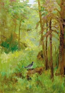 Spruce Grouse by Robert Bruce Horsfall