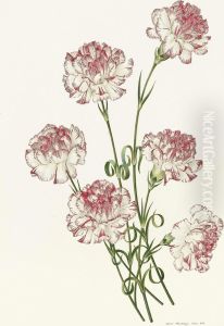 Set Of Ten Botanical Watercolours