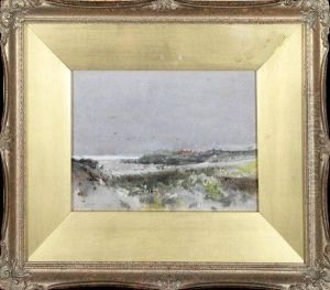 A Northern Cliff-top View by George Edward Horton
