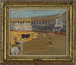 Bull Fight In Seville by William Samuel Horton