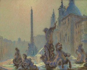 Piazza Navona,
Rome by William Samuel Horton