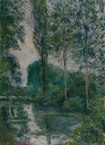 Les Peupliers by Blanche Hoschede-Monet