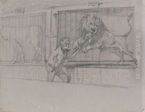 Le Dejeuner Du Lion Et Exercice A Cheval - view 1