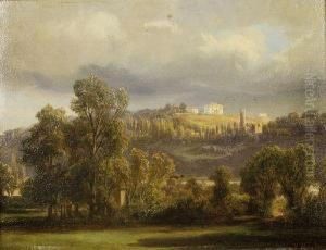 Paysage Italien by Edouard Jean Marie Hostein