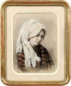 Jeune Italienne by Edouard Jean Marie Hostein