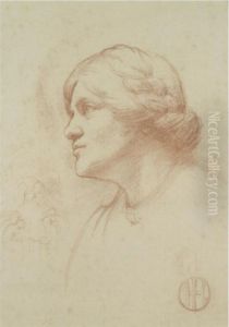 Portrait Of Jessie Marion King by Isobel Hotchkis