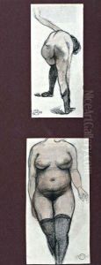 Naaktstudies by Eduard Houbolt