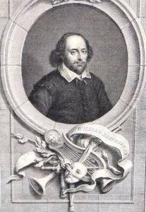 Portrait Of William Shakespeare by Jacobus Houbracken