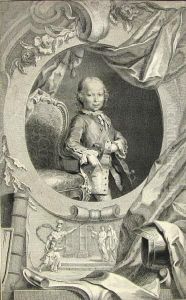 Portrait Of A Noble Boy by Jacobus Houbracken