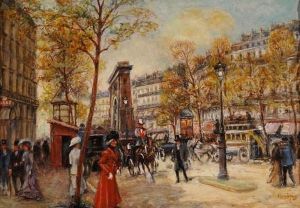 Les Grands Boulevards, La Porte Saint-martin, Circa 1905