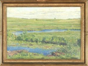 River In A Danish Summer Landscape River In A Danish Summer Landscape
