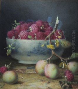 Raspberries And Plums