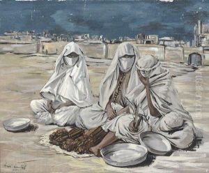 La Conversation Hors Des Remparts by Henri Hourtal