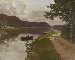 The Village Post-man, Loch Goil by George Houston