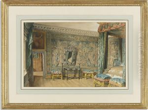 The Venetian Ambassador's Room At Knole, Kent by John Adam P. Houston