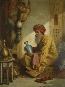 Inspecting The Vase
